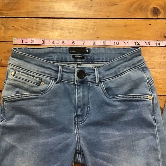st Amsterdam jeans Pacey light sateen skinny low to medium waist soft size 27 - Picture 8 of 10